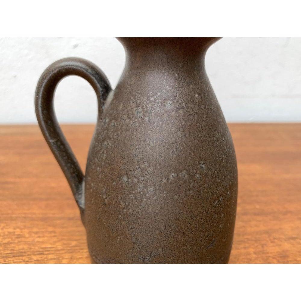 Mid-Century Brutalist Carafe Vase in the Style of Gerhard Liebenthron, 1960s For Sale 4