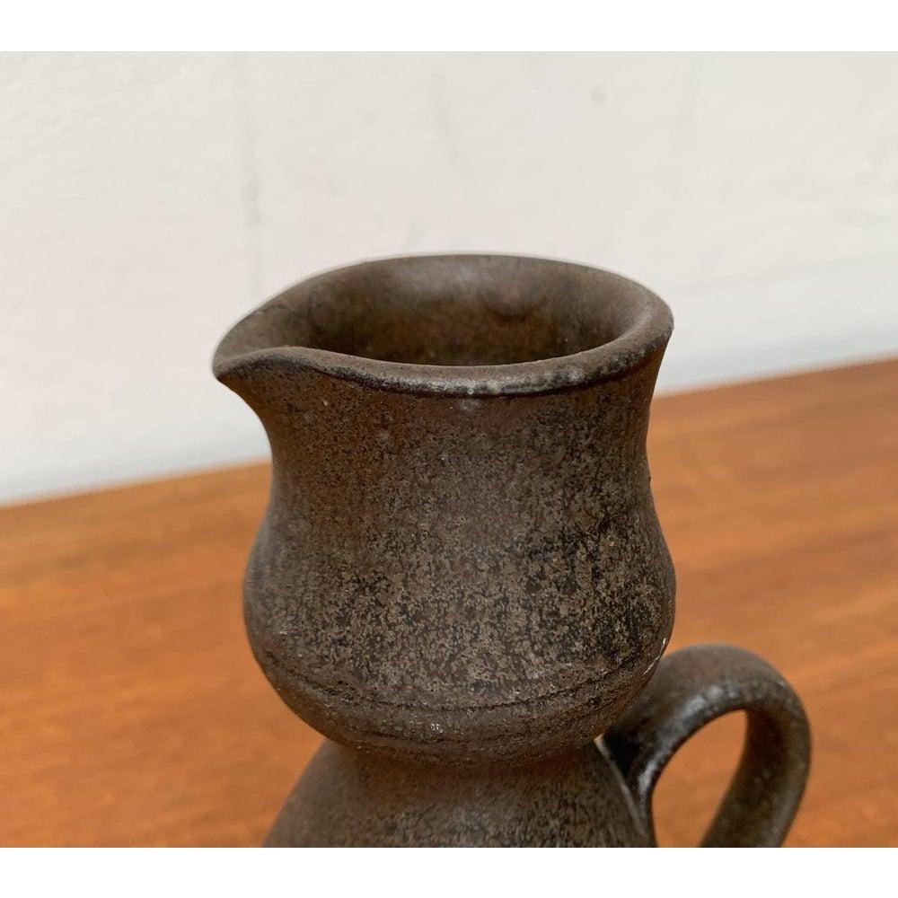 Mid-Century Brutalist Carafe Vase in the Style of Gerhard Liebenthron, 1960s For Sale 1