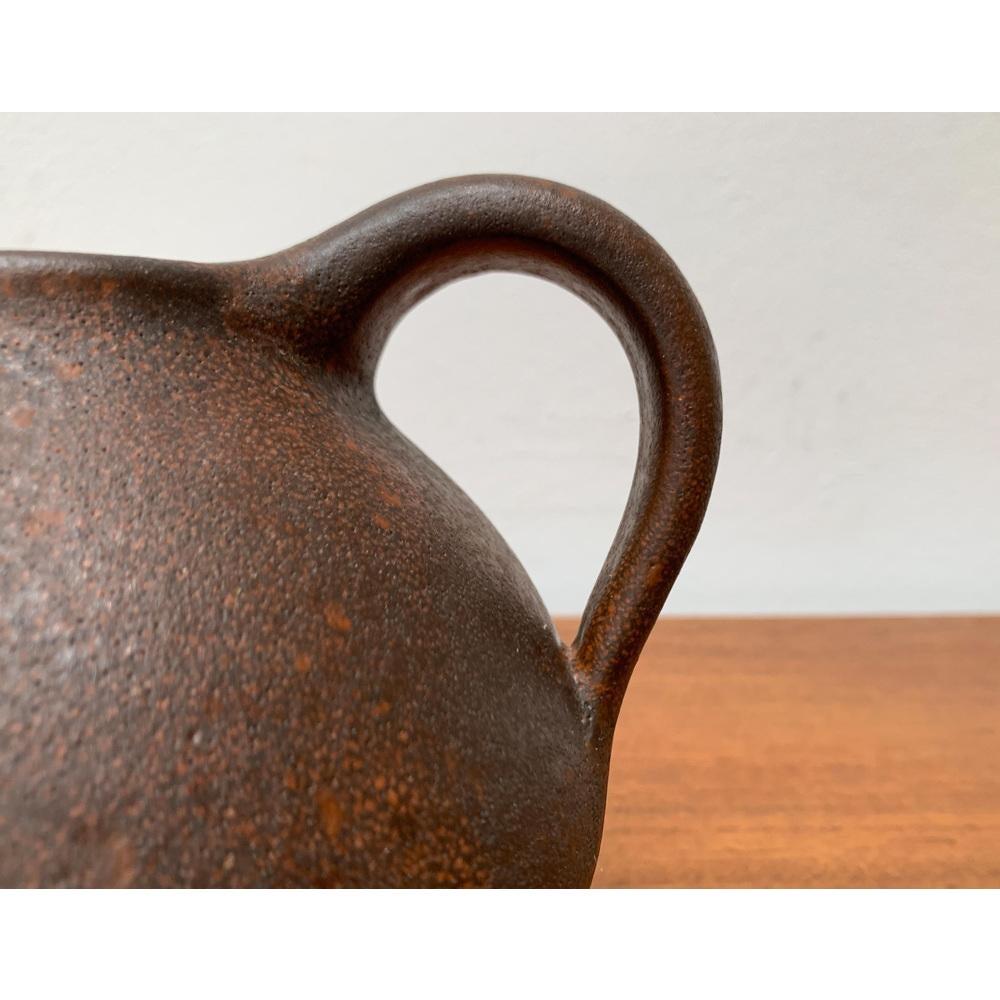 Vasi a caraffa brutalisti di metà secolo di Hartwig Heyne Pottery, Germania, anni '60 in vendita 4