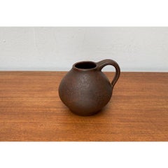 Mid-Century Brutalist Carafe Vases from Hartwig Heyne Pottery, Germany, 1960s