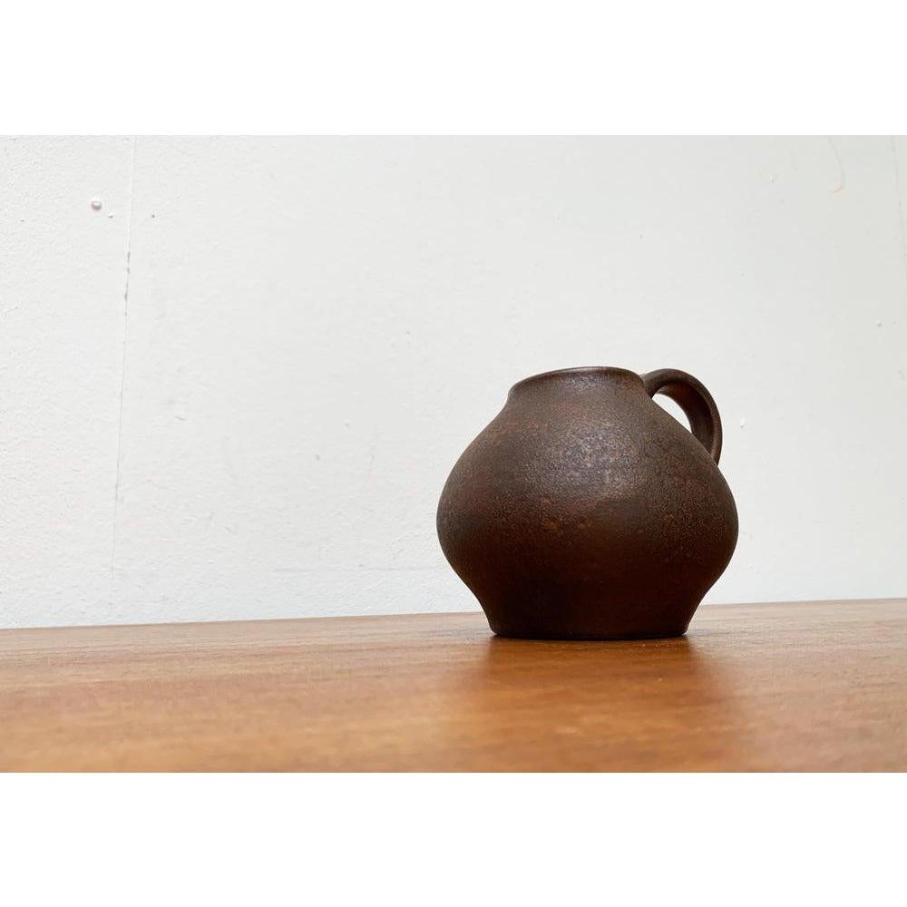 Vasi a caraffa brutalisti di metà secolo di Hartwig Heyne Pottery, Germania, anni '60 in vendita 1