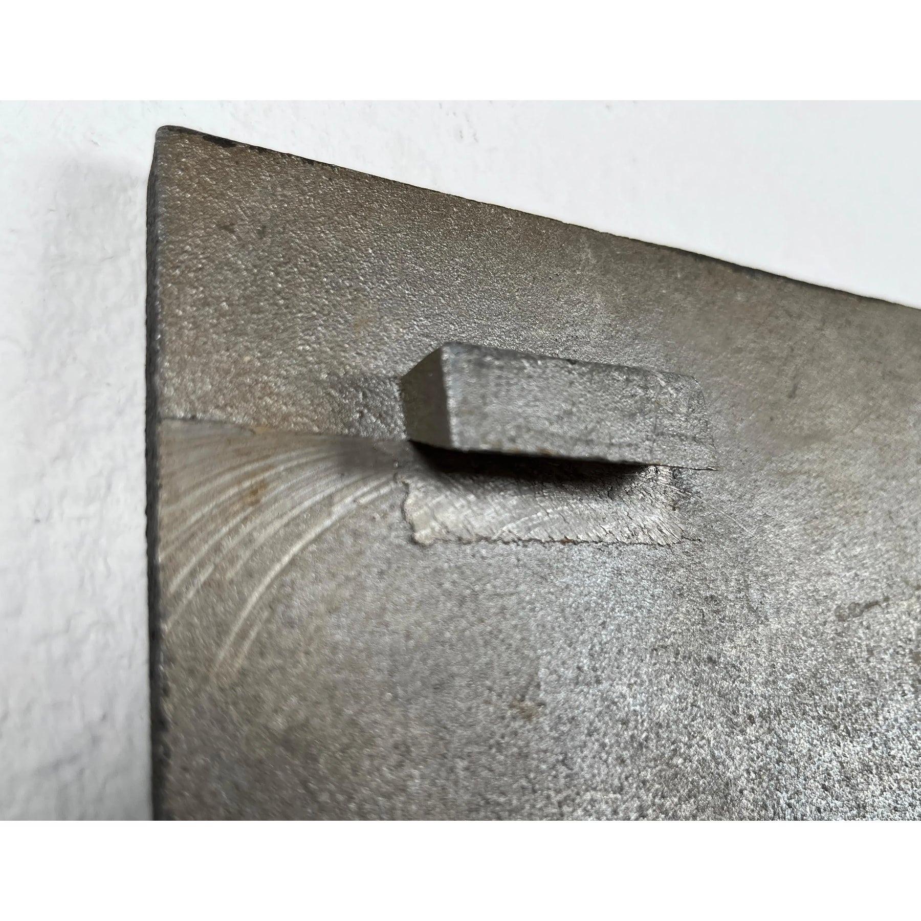 Mid-Century Brutalist Cast Aluminum Wall Relief from Stadler Design, 1960s For Sale 2