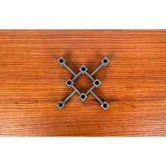 Mid-Century Brutalist Cast Iron Candleholder by Jens H. Quistgaard, 1960s