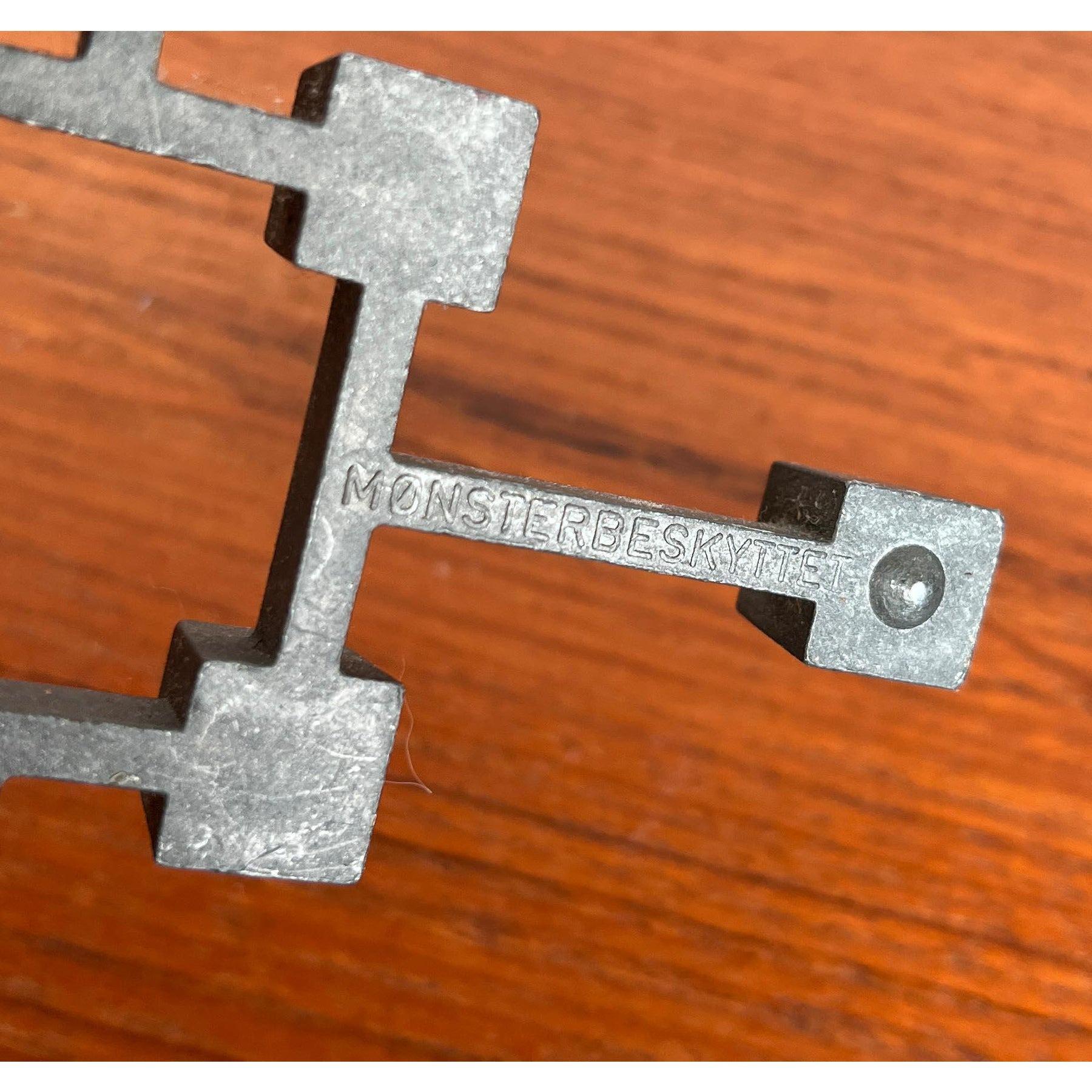 Mid-Century Brutalist Cast Iron Candleholder by Jens H. Quistgaard, 1960s For Sale 2