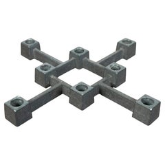 Mid-Century Brutalist Cast Iron Candleholder by Jens H. Quistgaard, 1960s