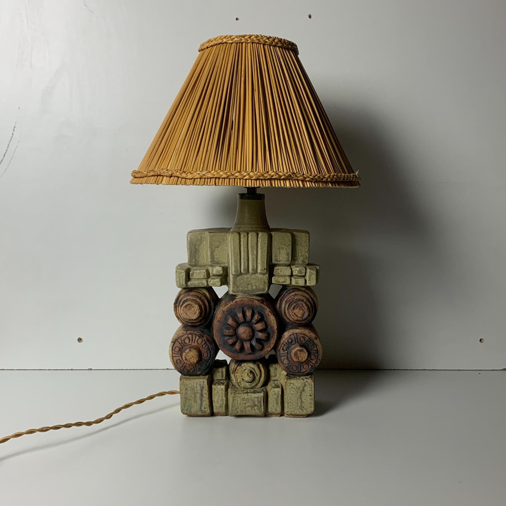 Lampe de table brutaliste du milieu du siècle dernier par Bernard Rooke, 1970 en vente 9