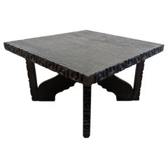 Mid Century Brutalist Cocktail Side Table Witco