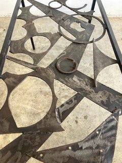Mid Century Brutalist Coffee or Console Table