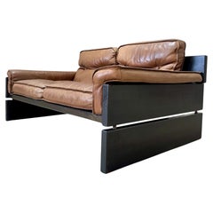 Loveseat danois brutaliste du milieu du siècle dernier