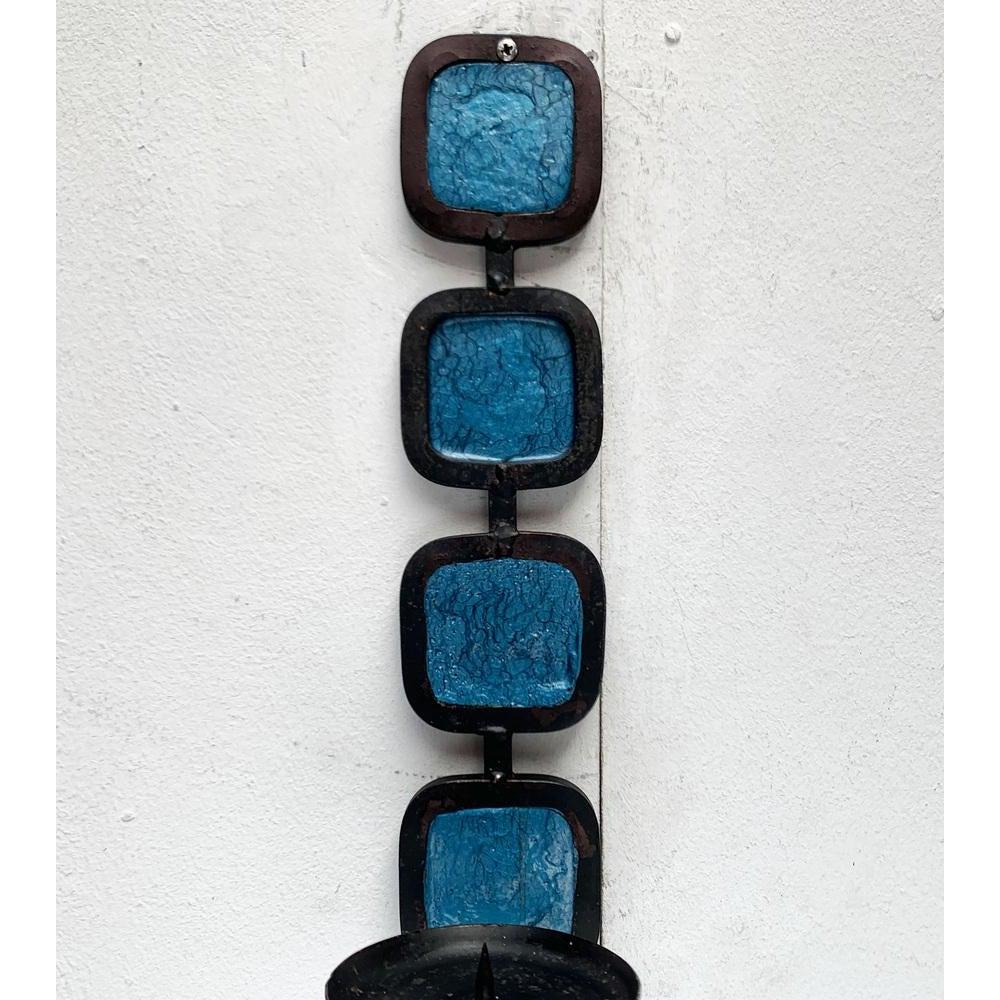 Mid-Century Brutalist Danish Wall Candle Holder from Fema, 1960s For Sale 4