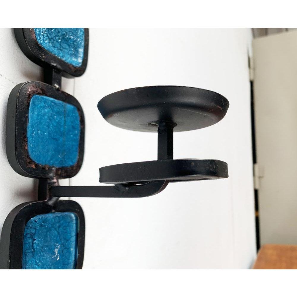 Mid-Century Brutalist Danish Wall Candle Holder from Fema, 1960s In Excellent Condition For Sale In Hamburg, DE