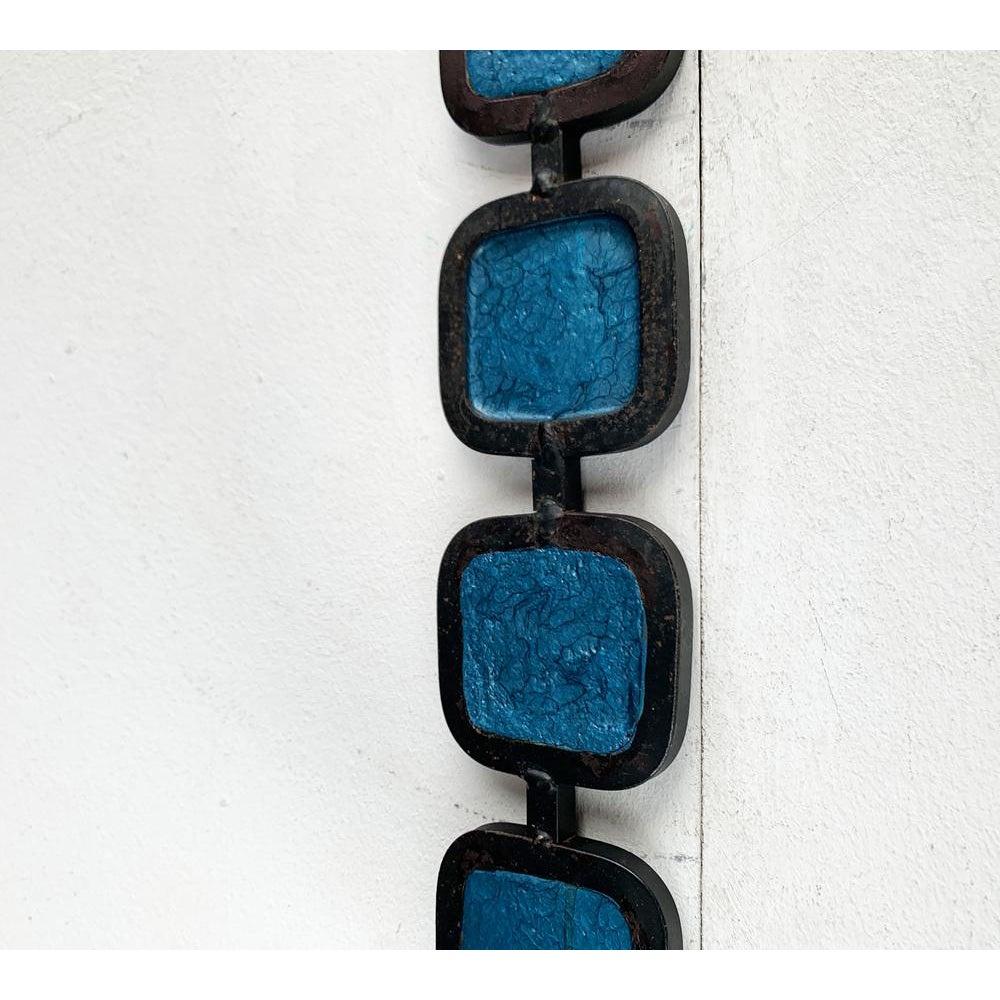 Mid-Century Brutalist Danish Wall Candle Holder from Fema, 1960s For Sale 1