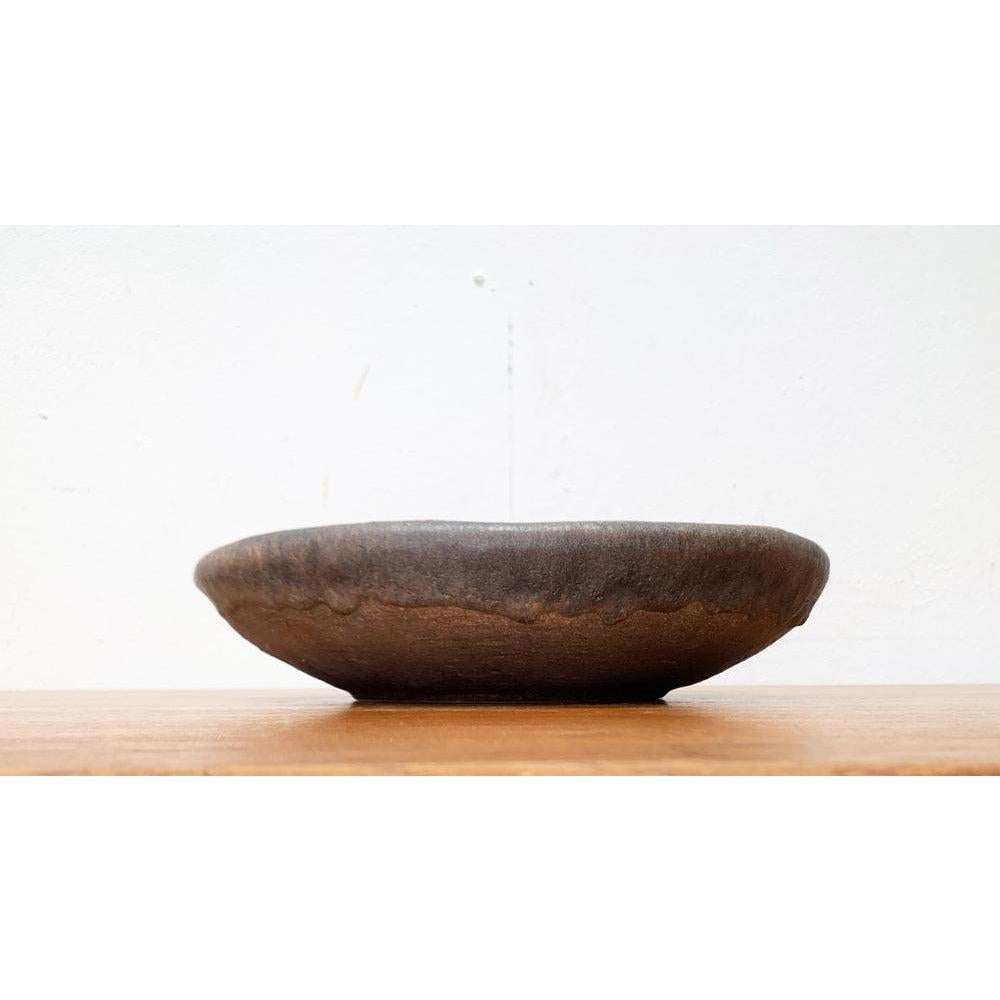 Brutalistische fette Lavaschale von WGP West German Pottery aus der Jahrhundertmitte, 1960er Jahre im Angebot 3