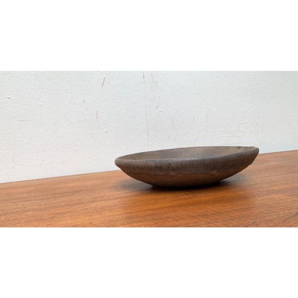 Brutalistische fette Lavaschale von WGP West German Pottery aus der Jahrhundertmitte, 1960er Jahre im Angebot 1