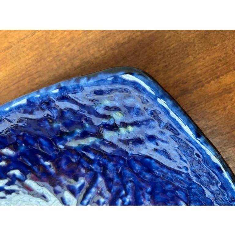Mid-Century Brutalist Fat Lava Pottery Bowl, 1960s For Sale 4