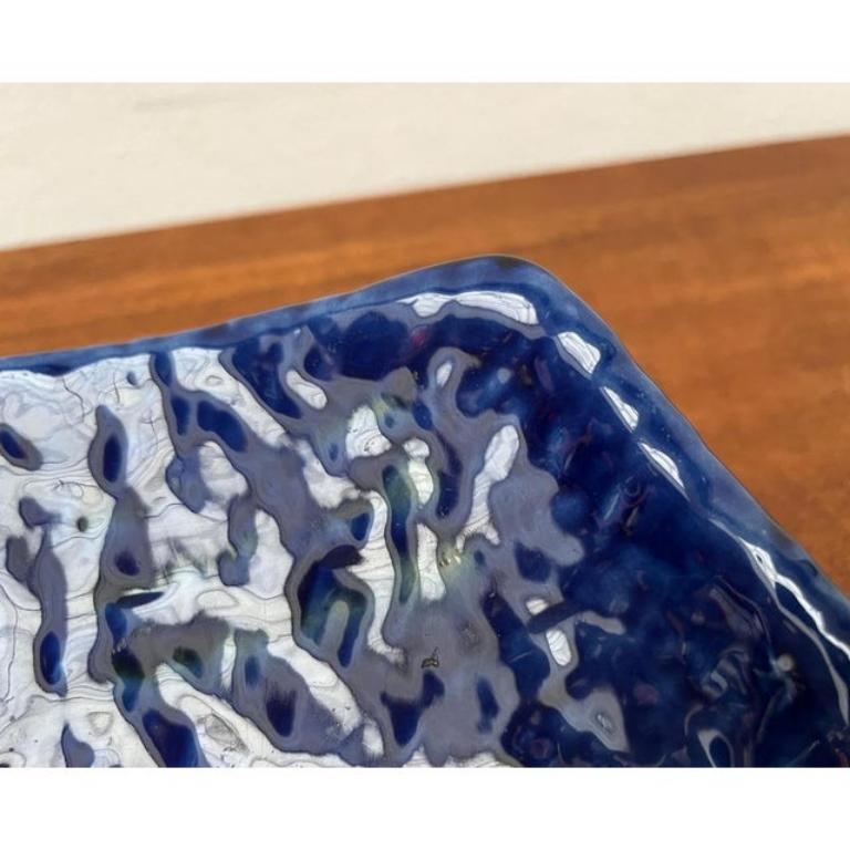 Ceramic Mid-Century Brutalist Fat Lava Pottery Bowl, 1960s For Sale