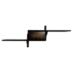 Mid Century Brutalist Floating Wall Shelf Rare