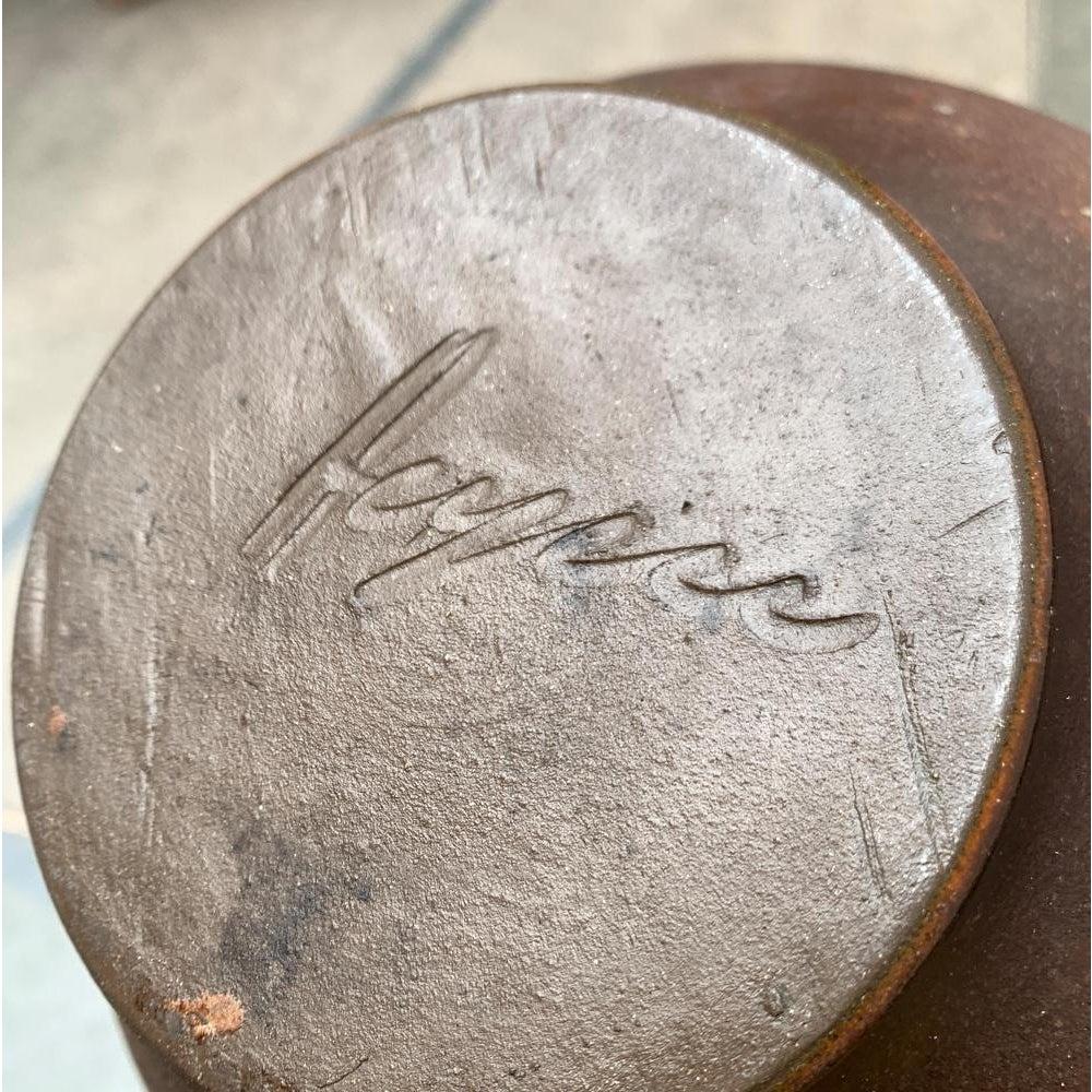 Vasi a caraffa tedeschi brutalisti di metà secolo di Hartwig Heyne Pottery, anni '60 in vendita 5