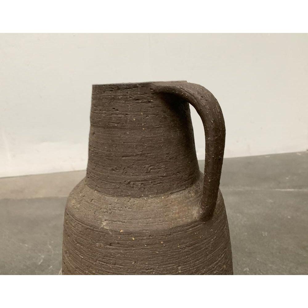 Mid-Century Brutalist German Floor Vase from Krösselbach Keramik, 1960s For Sale 5
