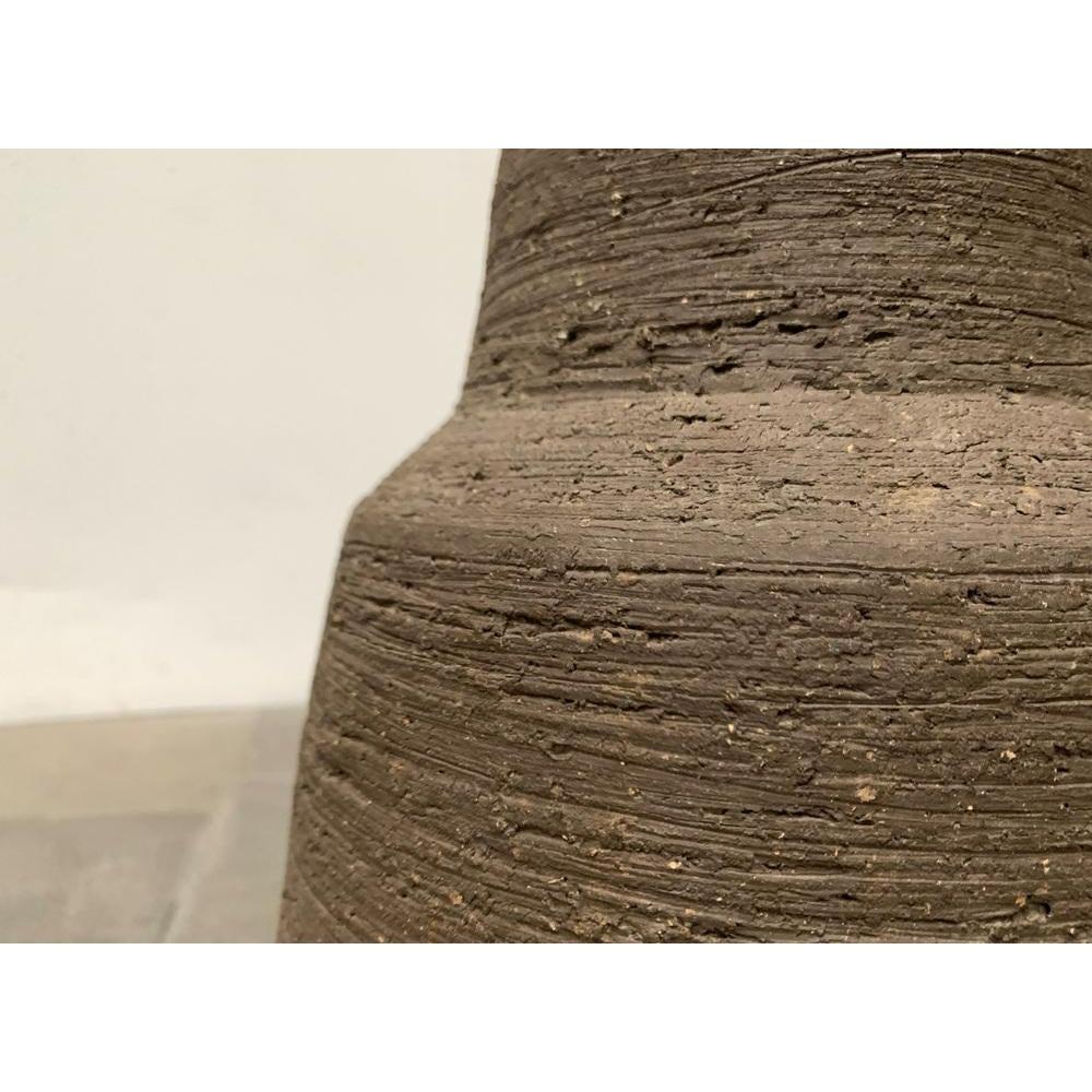 Mid-Century Brutalist German Floor Vase from Krösselbach Keramik, 1960s In Excellent Condition For Sale In Hamburg, DE