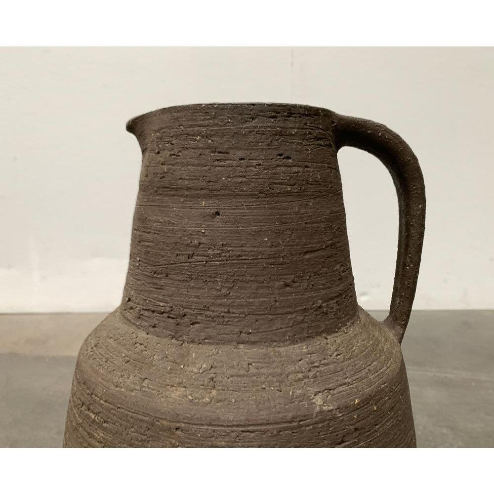 20th Century Mid-Century Brutalist German Floor Vase from Krösselbach Keramik, 1960s For Sale