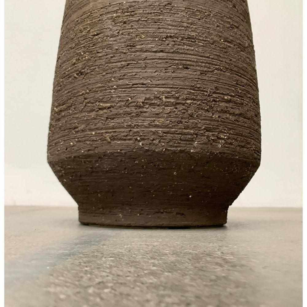 Ceramic Mid-Century Brutalist German Floor Vase from Krösselbach Keramik, 1960s For Sale