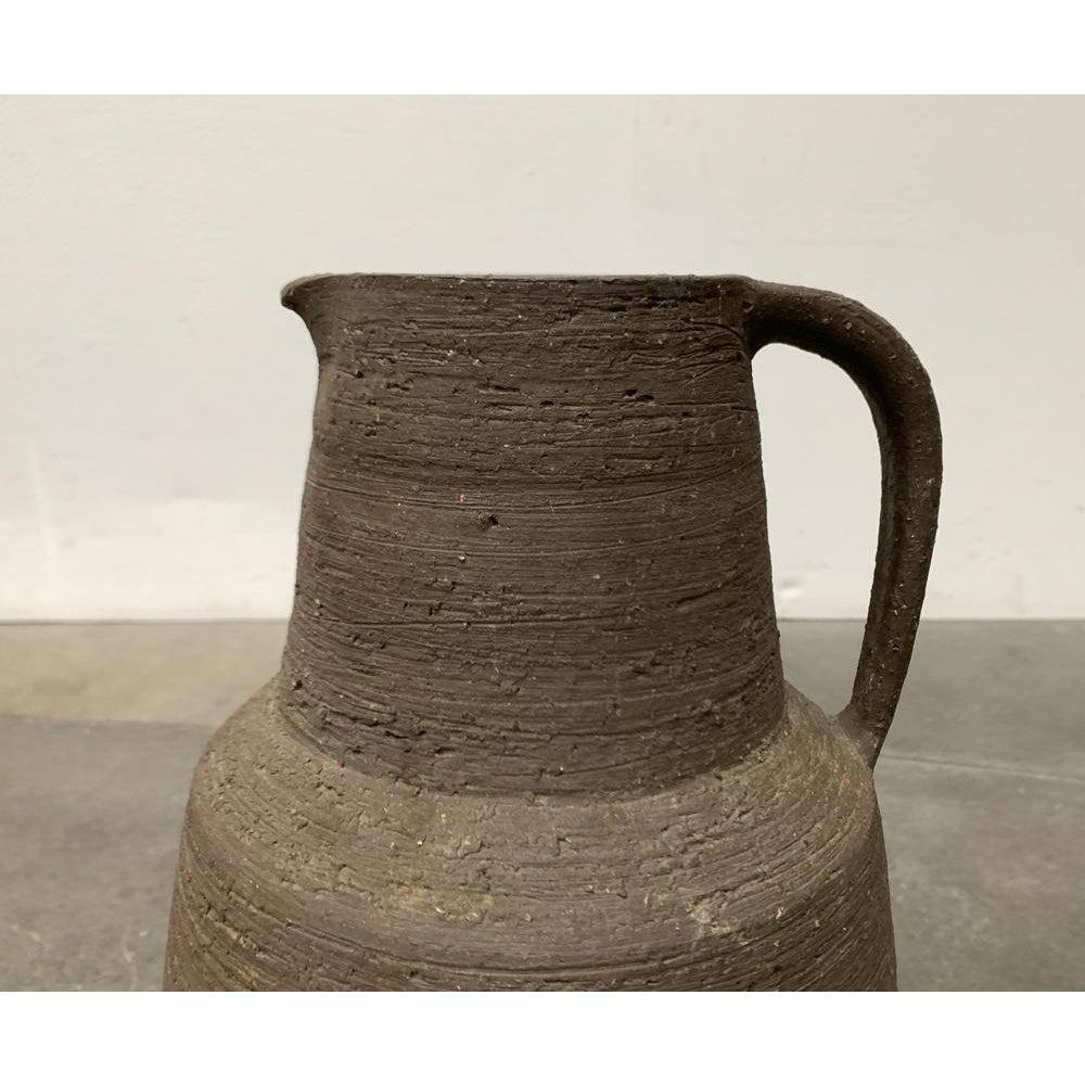 Mid-Century Brutalist German Floor Vase from Krösselbach Keramik, 1960s For Sale 3