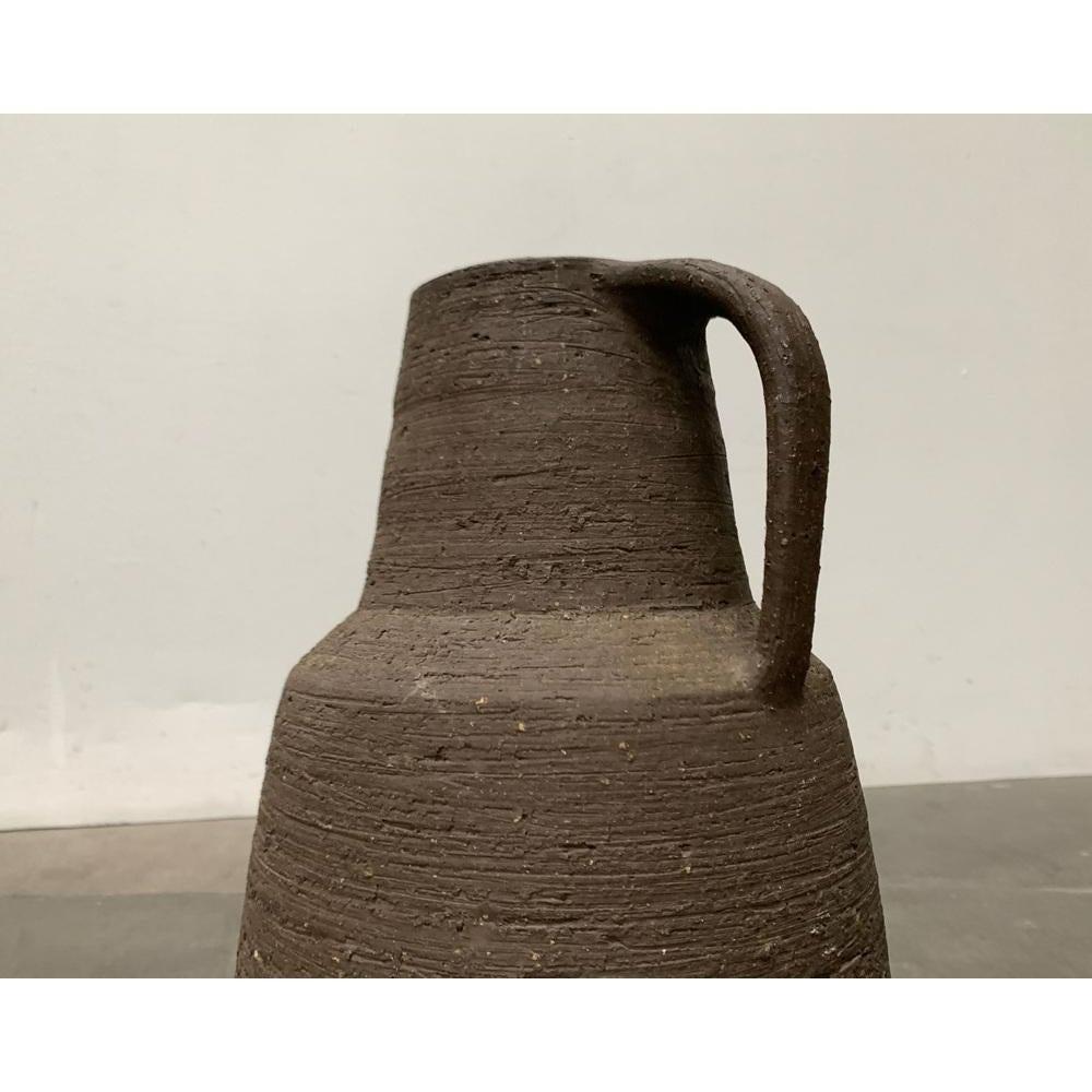 Mid-Century Brutalist German Floor Vase from Krösselbach Keramik, 1960s For Sale 4