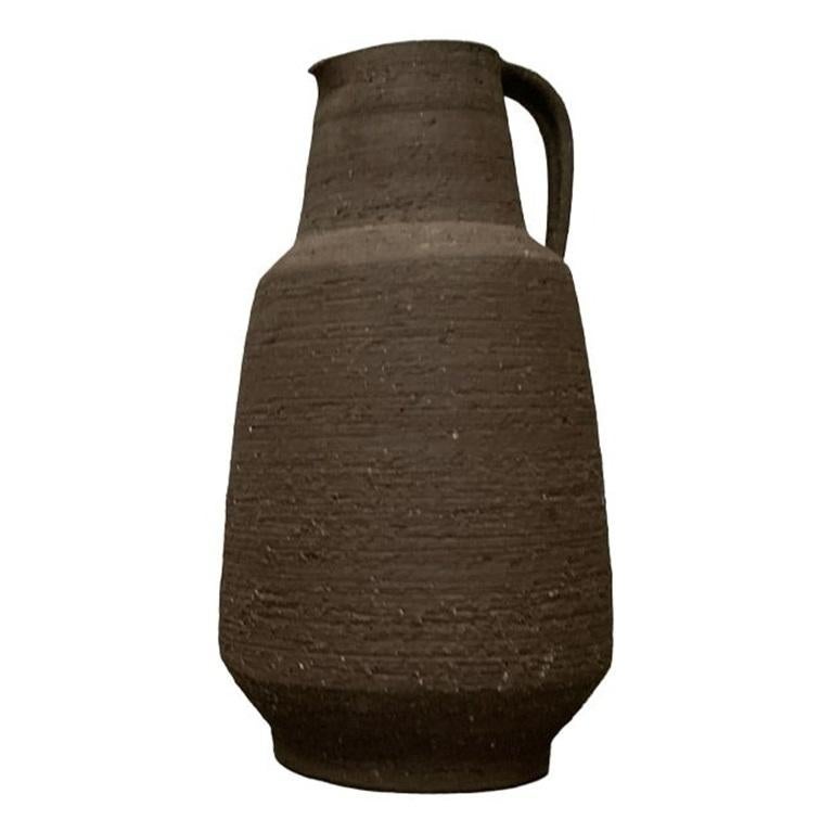Mid-Century Brutalist German Floor Vase from Krösselbach Keramik, 1960s
