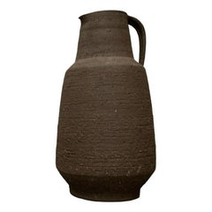Mid-Century Brutalist German Floor Vase from Krösselbach Keramik, 1960s