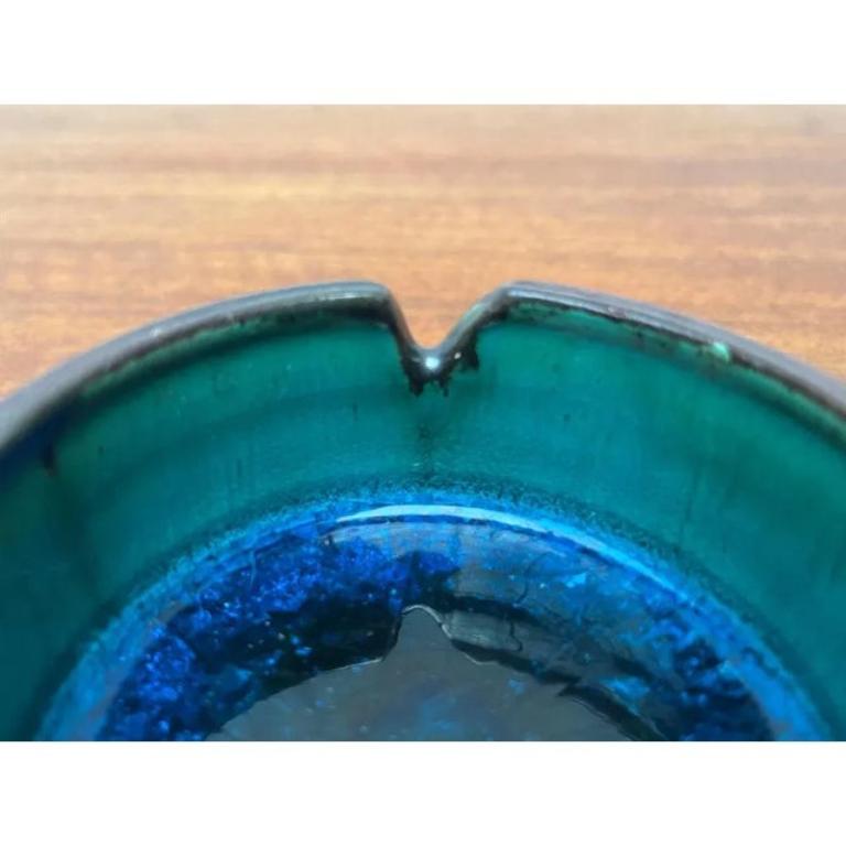 Mid-Century Brutalist German Studio Pottery Ashtray by Gerhard Liebenthron, 1969 For Sale 2