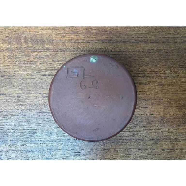Mid-Century Brutalist German Studio Pottery Ashtray by Gerhard Liebenthron, 1969 For Sale 3