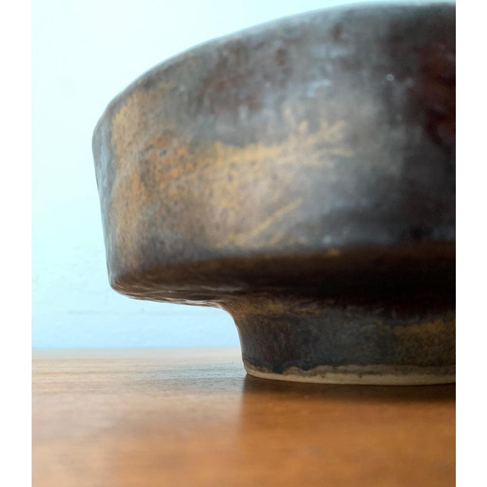 Ceramic Mid-Century Brutalist German Studio Pottery Bowl from Goebel, 1960s For Sale