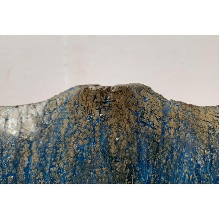 Brutalistische deutsche Studio Pottery Vase aus der Jahrhundertmitte, 1960er Jahre (Deutsch) im Angebot