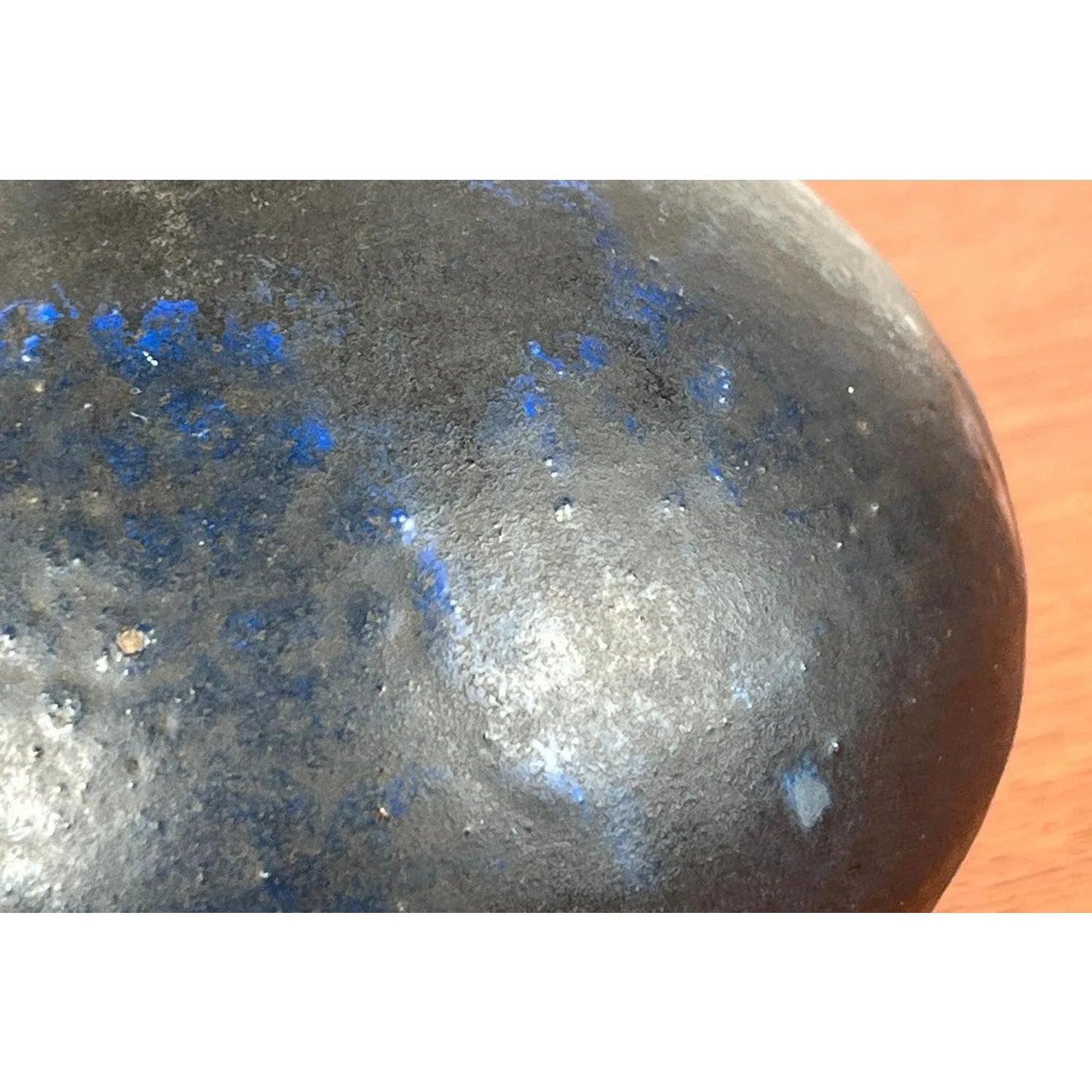 20th Century Mid-Century Brutalist German Studio Pottery Vase by Gerhard Liebenthron, 1960s For Sale