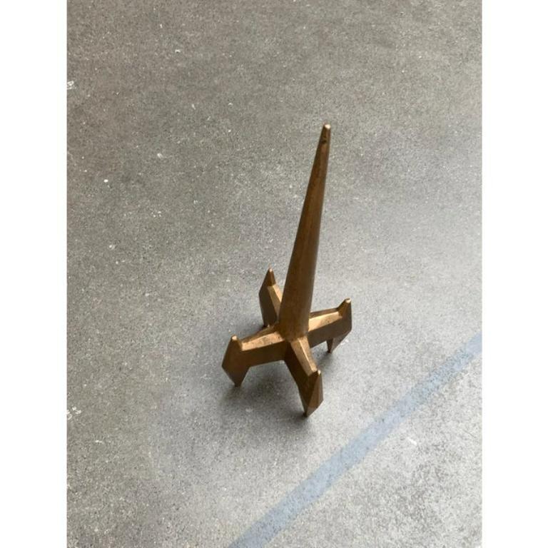 Brutalistische schwere Spike-Skulptur aus der Jahrhundertmitte, 1960er Jahre im Angebot 5