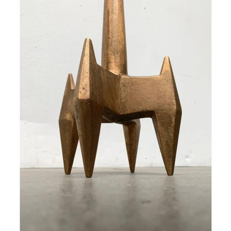 Brutalistische schwere Spike-Skulptur aus der Jahrhundertmitte, 1960er Jahre (Brutalismus) im Angebot