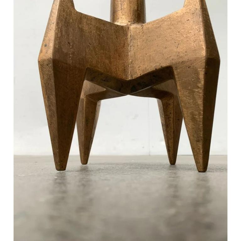 Brutalistische schwere Spike-Skulptur aus der Jahrhundertmitte, 1960er Jahre (20. Jahrhundert) im Angebot