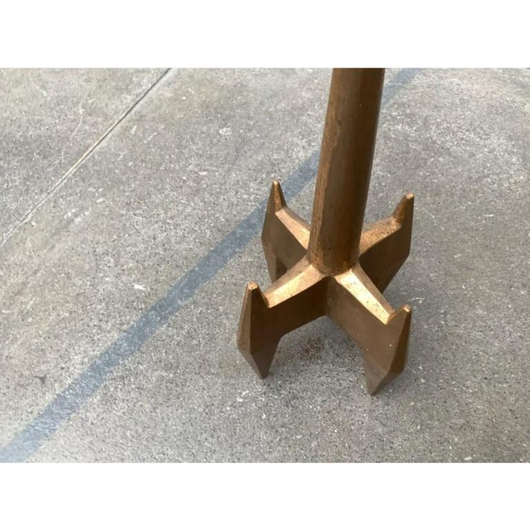 Brutalistische schwere Spike-Skulptur aus der Jahrhundertmitte, 1960er Jahre (Metall) im Angebot