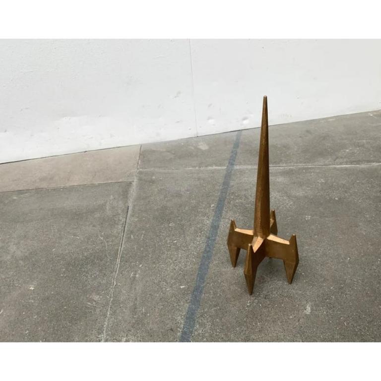 Brutalistische schwere Spike-Skulptur aus der Jahrhundertmitte, 1960er Jahre im Angebot 3