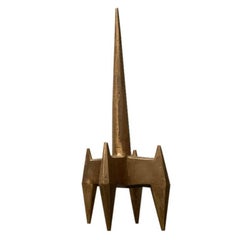 Mid-Century Brutalist Heavy Spike Sculpture, 1960s