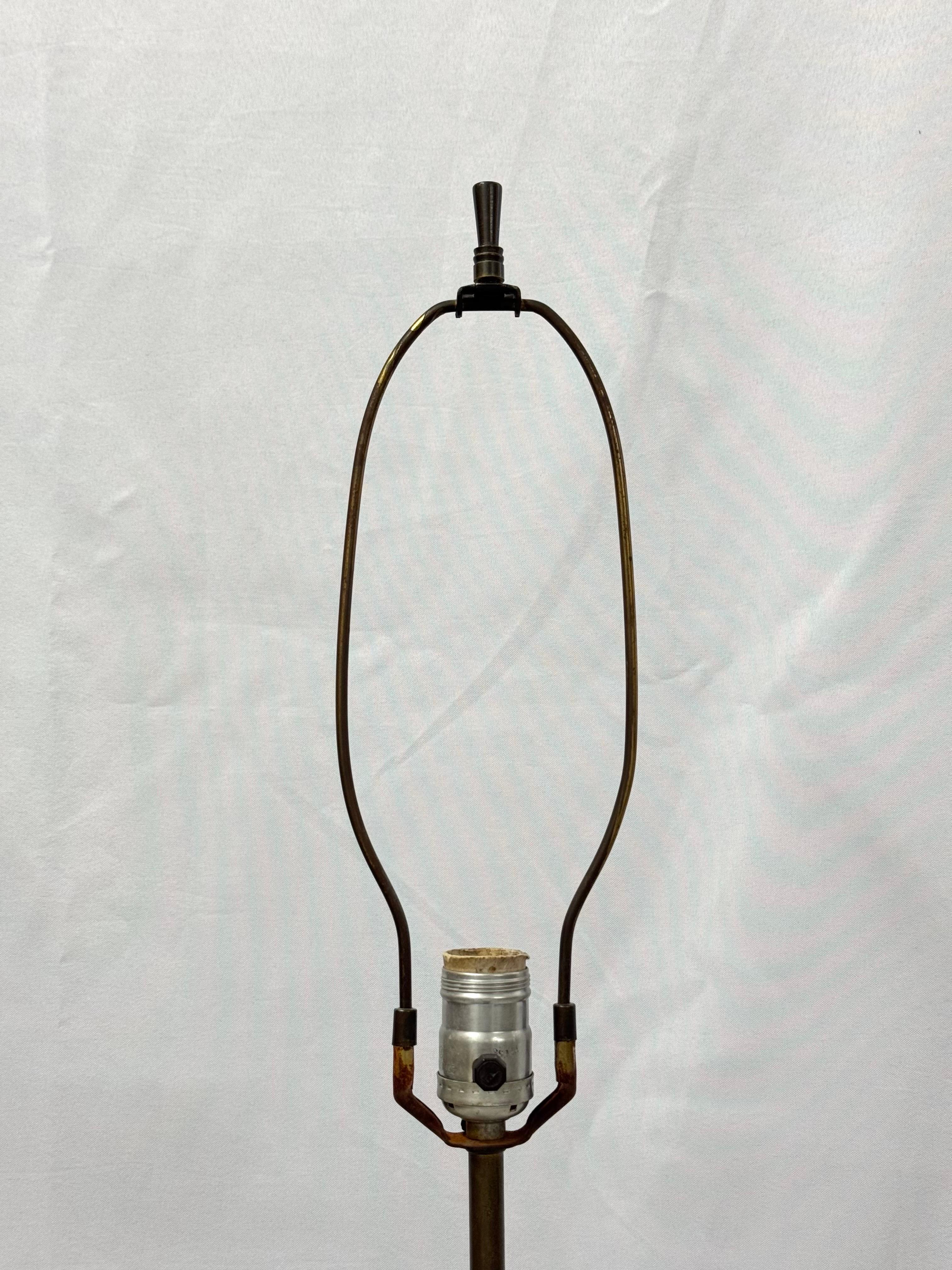 Mid Century Brutalist Lamp by Bijan of California for Laurel Lamp “Setterah” For Sale 7
