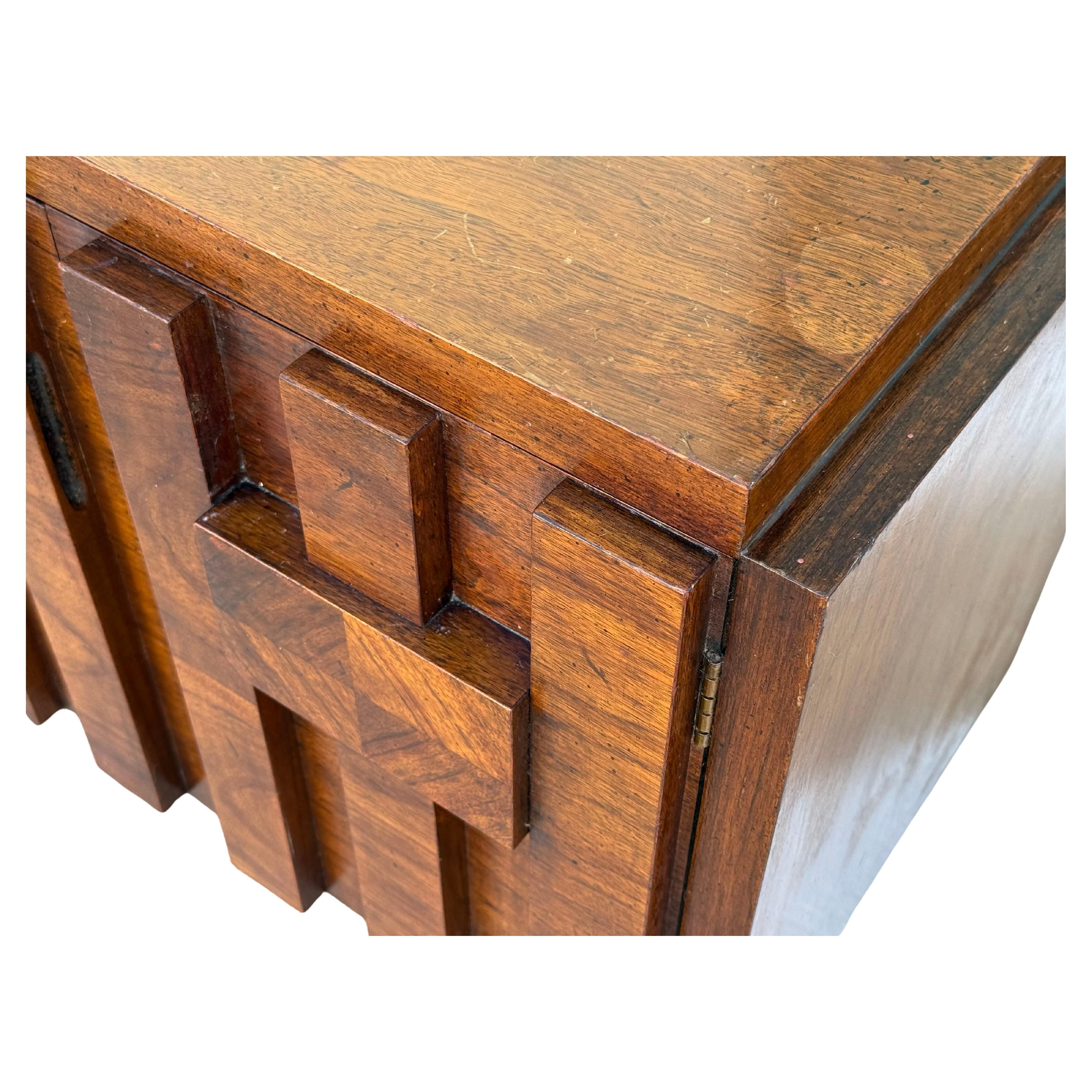 Tables de nuit Brutalist Lane Staccato du milieu du siècle Paul Evans 1970 en vente 4