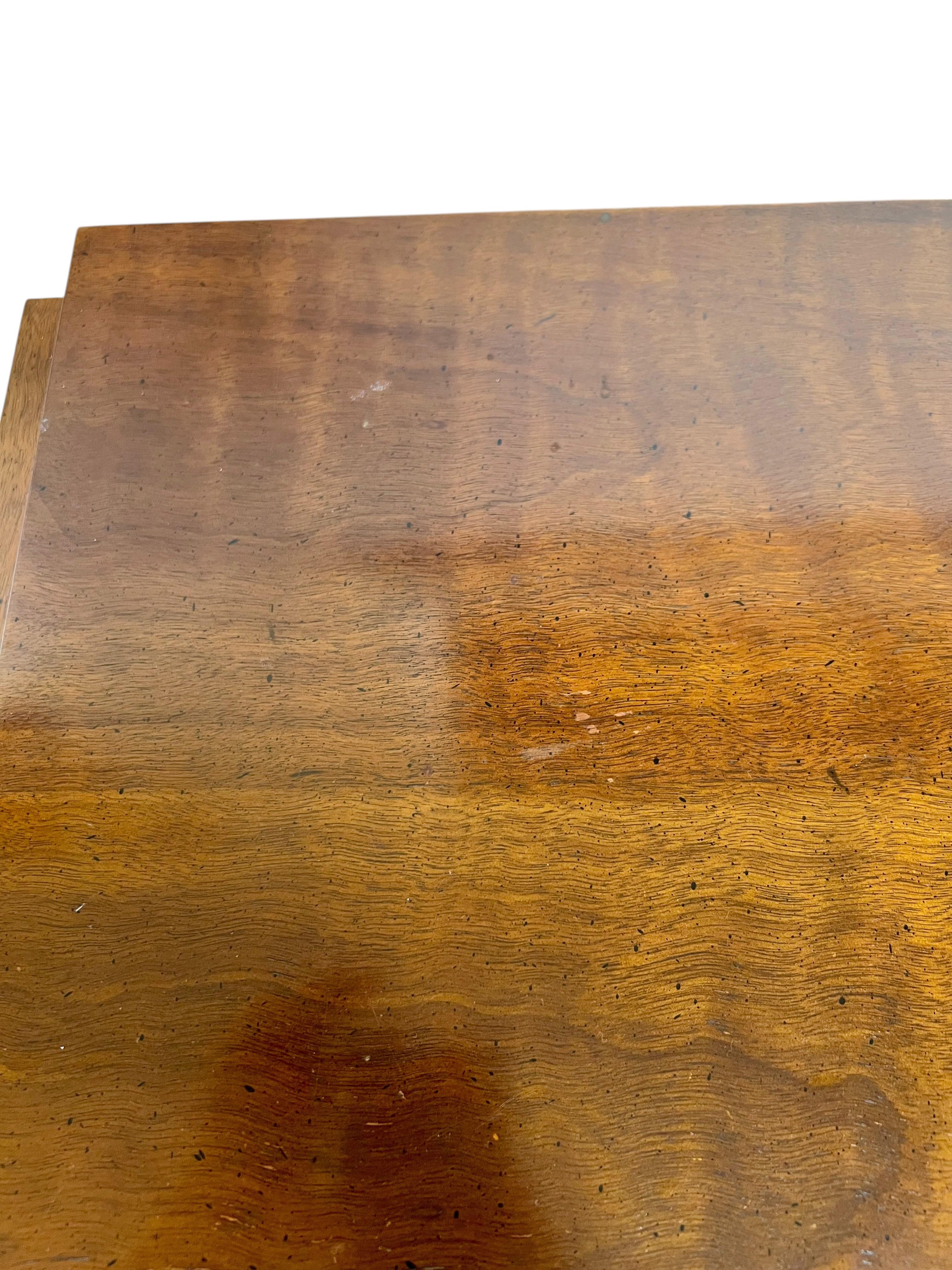 Tête de lit et table de nuit Queen Staccato de Lane Brutalist du milieu du siècle en vente 8