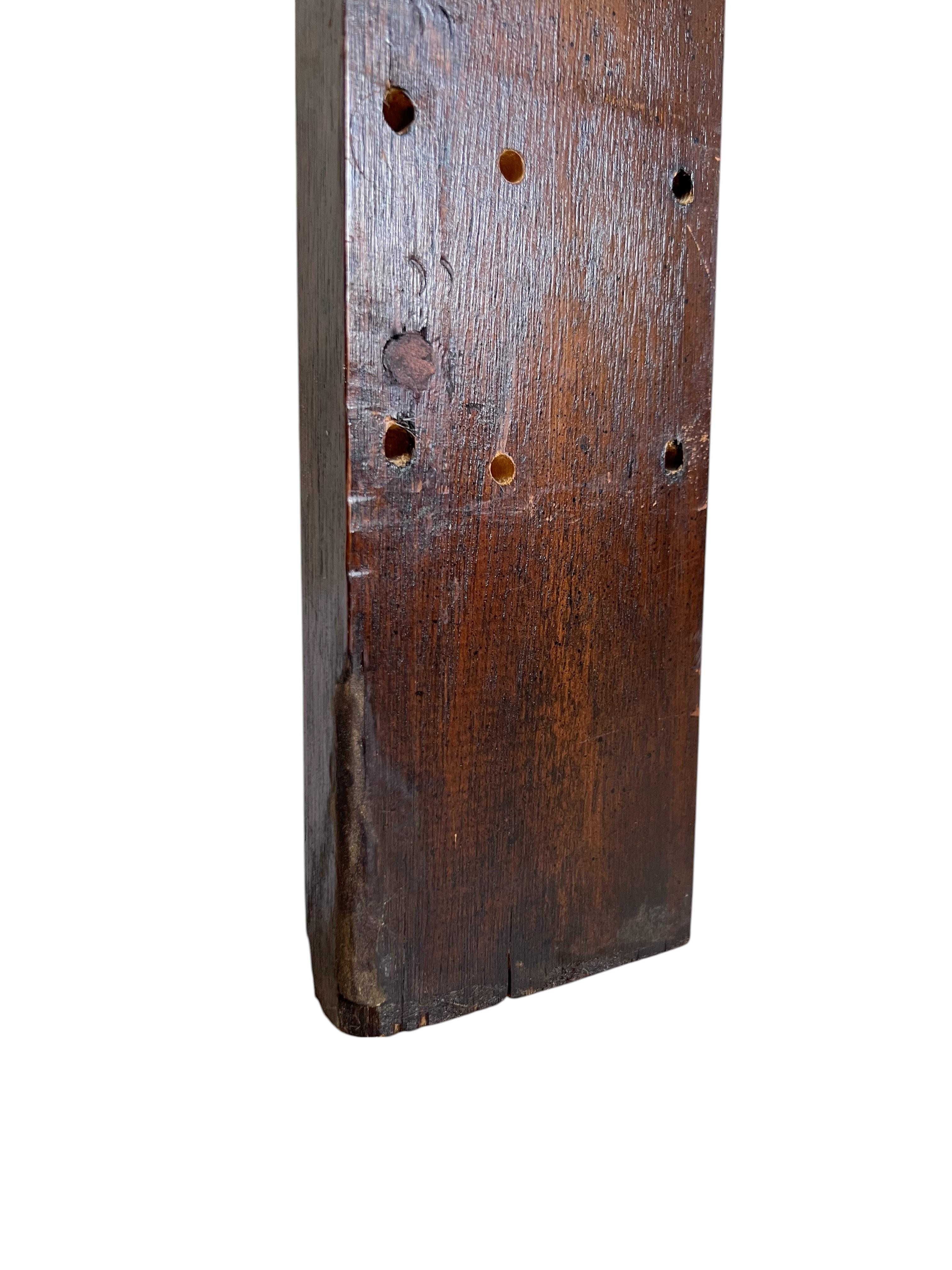 Mid-Century Brutalist Lane Staccato Queen Headboard For Sale 3