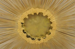 Brutalistische Metall-Wandskulptur „Sunburst“, Mid-Century, Attr. William Friedle