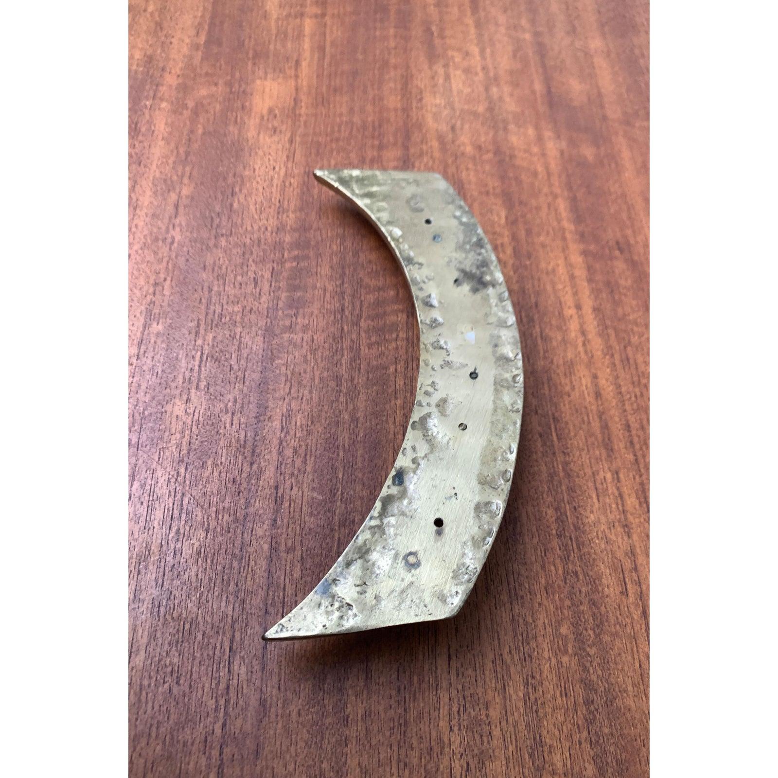 Mid-Century Brutalist Metal Coat Rack Hook, 1960s For Sale 8