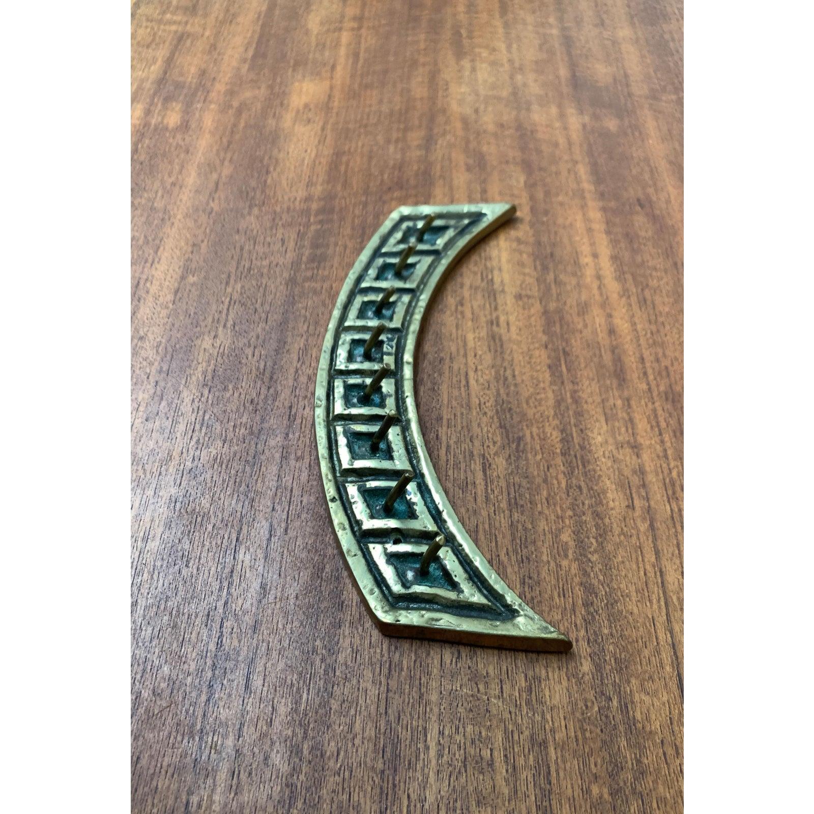 20th Century Mid-Century Brutalist Metal Coat Rack Hook, 1960s For Sale