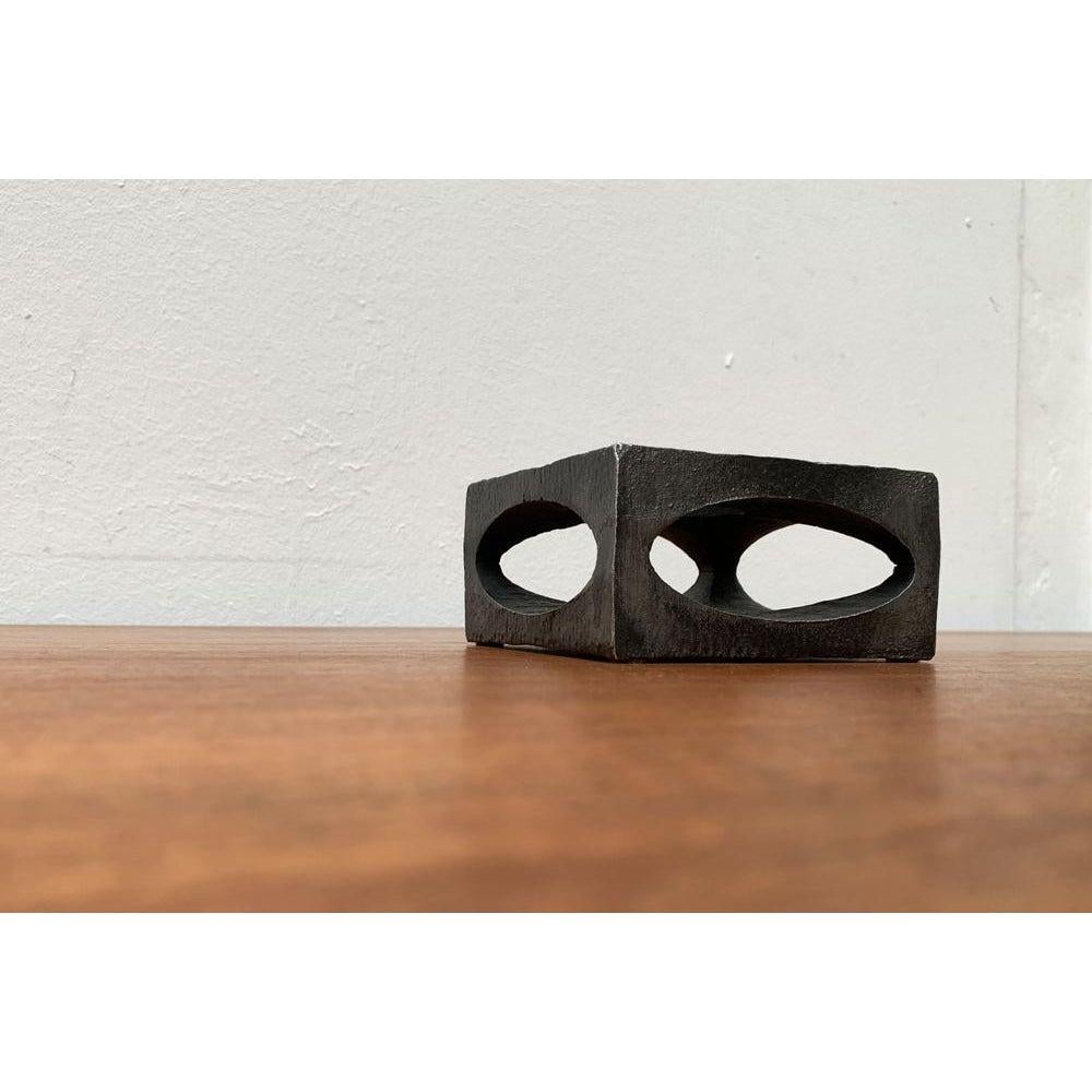 German Mid-Century Brutalist Metal Tea Warmer from Stadler, 1960s For Sale