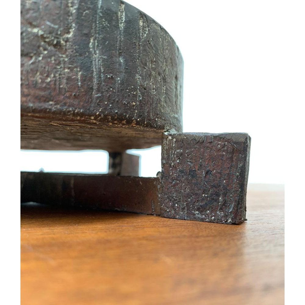 Mid-Century Brutalist Minimalist Candle Holder For Sale 1